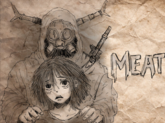 廃墟の家に閉じ込められた子ども,そして廊下に潜む何か――短編ポイント&クリックホラーADV「Meatlock」,Steamにて配信開始