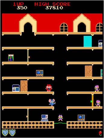 画像ギャラリー No.001のサムネイル画像 / 「777タウン.net」にバンダイナムコゲームスの「マッピー」が登場