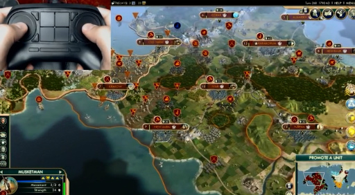 画像ギャラリー No.003のサムネイル画像 / FPSからストラテジーゲームまで,快適なゲームプレイを目指すコントローラ「Steam Controller」のデモムービーが公開