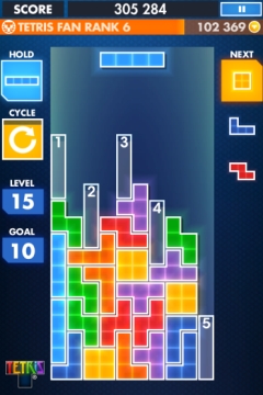 画像ギャラリー No.003のサムネイル画像 / 伝説的パズルゲーム「TETRIS」が本日装いも新たにApp Storeで配信開始