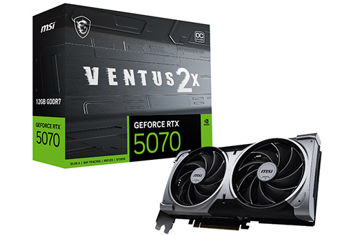 画像ギャラリー No.002のサムネイル画像 / カード長236mmのコンパクトなGeForce RTX 5070搭載カードをMSIが発売。価格は10万8800円