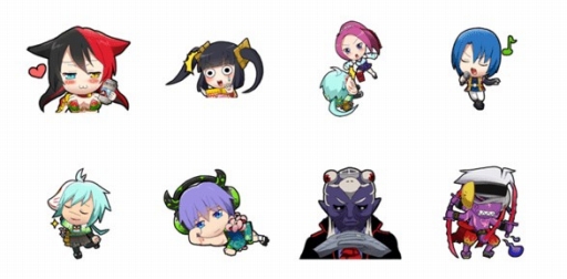 画像ギャラリー No.002のサムネイル画像 / 「鬼斬」,「LINE」クリエイターズスタンプに全40種の「鬼斬スタンプ2」が登場