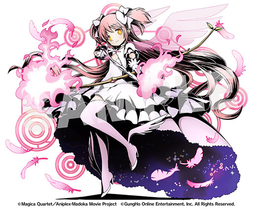 画像集#002のサムネイル/「ディバインゲート」と劇場版「魔法少女まどか☆マギカ」のコラボレーションが本日開始に。人気ユニットのウィンドピアが魔法少女化して参戦