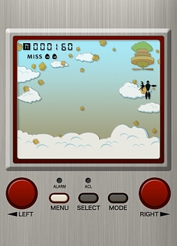 画像ギャラリー No.005のサムネイル画像 / 親方ァ!空から(たくさんの)女の子が! iOS向けゲーム&ウオッチ風アクションゲーム「バルス!」を紹介する「(ほぼ)日刊スマホゲーム通信」第393回