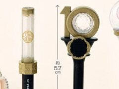 ガシャポン「ミュージカル『刀剣乱舞』 十周年記念 ミニチュアペンライトチャーム」,商品画像を公開。歴代ペンライトがミニチュアサイズに