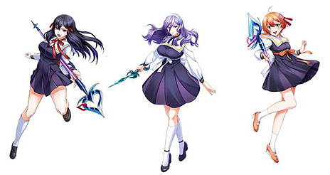 画像ギャラリー No.003のサムネイル画像 / 「ザクセスヘブン リベリオン」,“ガルディアン・ロゼ ハイスクール”のキャラクターと出演声優が新たに公開