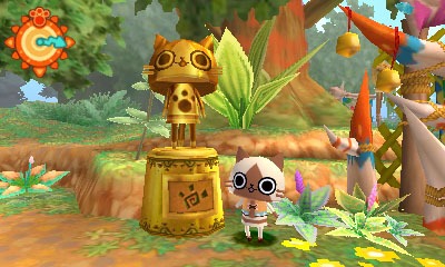 画像ギャラリー No.022のサムネイル画像 / 「モンハン日記 ぽかぽかアイルー村DX」モンスターベビーと触れ合える「こもれびの巣」を公開。「MH4G」のセーブデータでアイルー像が出現