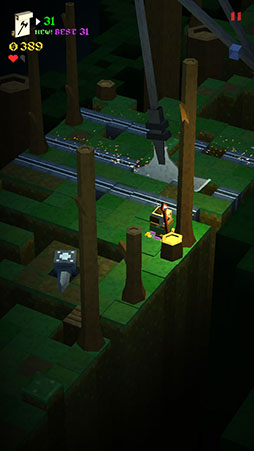 画像ギャラリー No.010のサムネイル画像 / 冒険者は進むよどこまでも。スマホ向けランニングアクションゲーム「The Quest Keeper」を紹介する「(ほぼ)日刊スマホゲーム通信」第861回