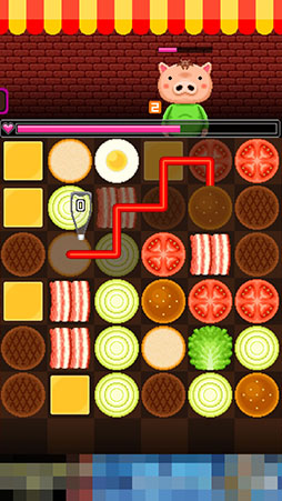 画像ギャラリー No.004のサムネイル画像 / モンスターにハンバーガーを振る舞うスマホ向けパズル「バーガーバトラー」を紹介する「(ほぼ)日刊スマホゲーム通信」第891回