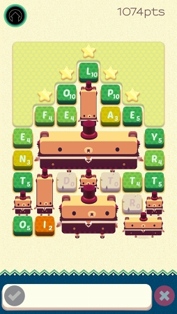 画像ギャラリー No.006のサムネイル画像 / アルファベットで英単語を作っていくパズルゲーム「Alphabear」を紹介する「(ほぼ)日刊スマホゲーム通信」第929回