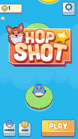 画像ギャラリー No.001のサムネイル画像 / 可愛い動物たちの島渡り。iOS向けタップアクション「Hop Shot」を紹介する「(ほぼ)日刊スマホゲーム通信」第1065回