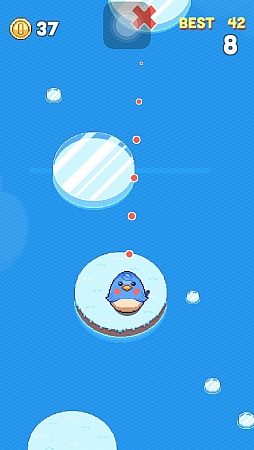 画像ギャラリー No.004のサムネイル画像 / 可愛い動物たちの島渡り。iOS向けタップアクション「Hop Shot」を紹介する「(ほぼ)日刊スマホゲーム通信」第1065回