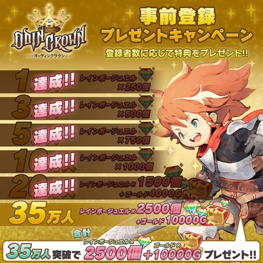 画像ギャラリー No.003のサムネイル画像 / 「オーディンクラウン」キャストのサイン色紙が当たるキャンペーン第4弾が開催