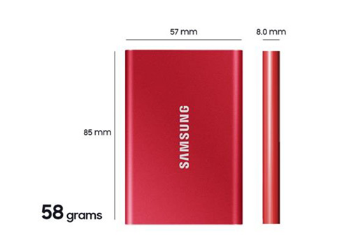 #005Υͥ/SamsungγդSSDPortable SSD T7פ6ܤ˹ȯ䡣PCIe³ˤ®