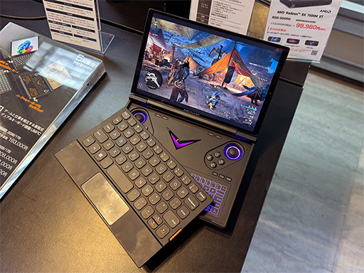 画像ギャラリー No.001のサムネイル画像 / キーボードを取り外せるゲーマー向け小型ノートPC「OneXPlayer G1」の展示がスタート