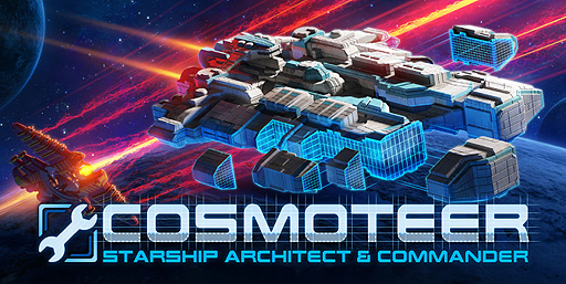 画像ギャラリー No.002のサムネイル画像 / ありがたき哉 日本語化:開始10分でクラフト沼な宇宙船いじりゲー。爆速,高積載,美しい,ダサい,どんな船も組める「Cosmoteer」をご紹介