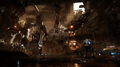 画像ギャラリー No.006のサムネイル画像 / 人類最後の希望となるべく,無機質な巨大構造物の中を進め! ステルスアクション「Steel Seed」配信開始