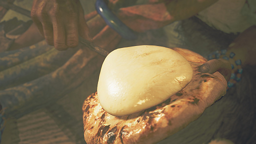 画像ギャラリー No.001のサムネイル画像 / モンハンワイルズのチーズナン作ってみた。