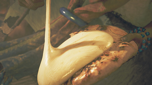 画像ギャラリー No.002のサムネイル画像 / モンハンワイルズのチーズナン作ってみた。