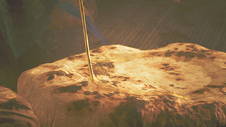 画像ギャラリー No.009のサムネイル画像 / モンハンワイルズのチーズナン作ってみた。