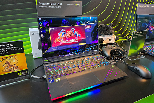 画像ギャラリー No.003のサムネイル画像 / 2〜3世代前から買い換えで大幅性能アップ!? 「GeForce RTX 50」シリーズ搭載ノートPCを披露するイベントが秋葉原で開催