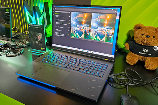 画像ギャラリー No.004のサムネイル画像 / 2〜3世代前から買い換えで大幅性能アップ!? 「GeForce RTX 50」シリーズ搭載ノートPCを披露するイベントが秋葉原で開催