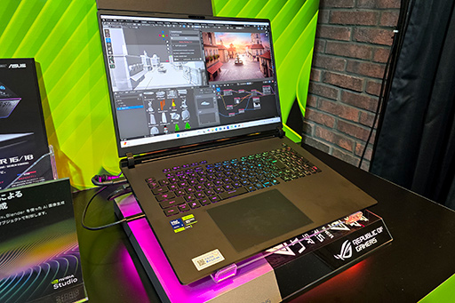 画像ギャラリー No.007のサムネイル画像 / 2〜3世代前から買い換えで大幅性能アップ!? 「GeForce RTX 50」シリーズ搭載ノートPCを披露するイベントが秋葉原で開催