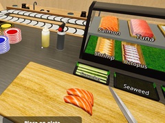 自由にコンベアを配置し,迅速に寿司を提供しよう。「回転寿司シミュレーター」,Steamで配信開始