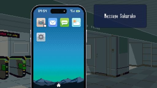 画像ギャラリー No.002のサムネイル画像 / 親友に似た別人と思いがけず2人旅。ゲーム内のスマホを操作して,旅を進めるビジュアルノベル「まちあわせ」,Steamストアページを公開