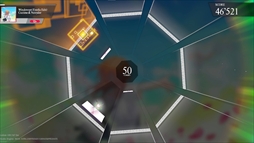 画像ギャラリー No.008のサムネイル画像 / 八角形の判定枠を採用したリズムゲーム「Estella」,Steamストアページを公開。惑星を巡る彗星として,音楽の旅に出発する