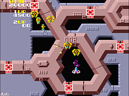 画像ギャラリー No.002のサムネイル画像 / 囚われた同族たちを救い出せ。アーケードアーカイブス版「サイオン」,10月30日に配信。1984年にセイブ開発から発売されたSTG