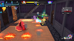 画像ギャラリー No.004のサムネイル画像 / 消防士の中に紛れ込んだアーティストを捕まえるオンラインマルチプレイACT「OCTOPinbs」,今春Steamで配信。開発はラセングルとトライエース