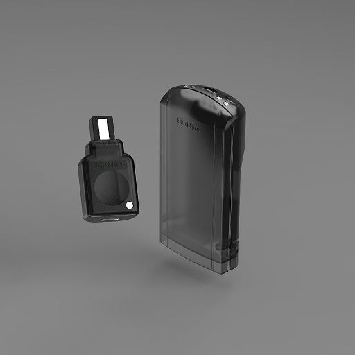 画像ギャラリー No.010のサムネイル画像 / 懐かしのドリームキャストに新たな周辺機器が登場。本体とコントローラをワイヤレス化し,仮想ビジュアルメモリとしても使用可能