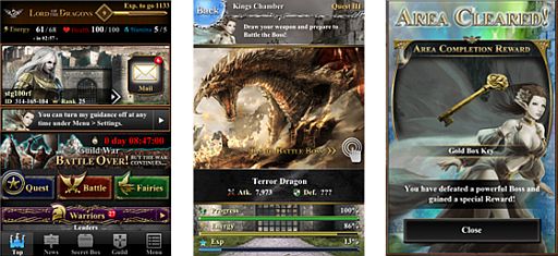 画像ギャラリー No.001のサムネイル画像 / KLabの海外向けアプリ「Lord of the Dragons」が米国でランキング1位を獲得