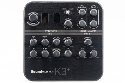 Sound Blaster K3＋」レビュー。「ほぼミキサー」な見た目のUSB