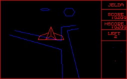 画像ギャラリー No.004のサムネイル画像 / 「ジェルダ(PC-6001mkII版)」,プロジェクトEGG会員向けに無料配信開始。1984年に発売されたワイヤーフレーム描写の3Dシューティング