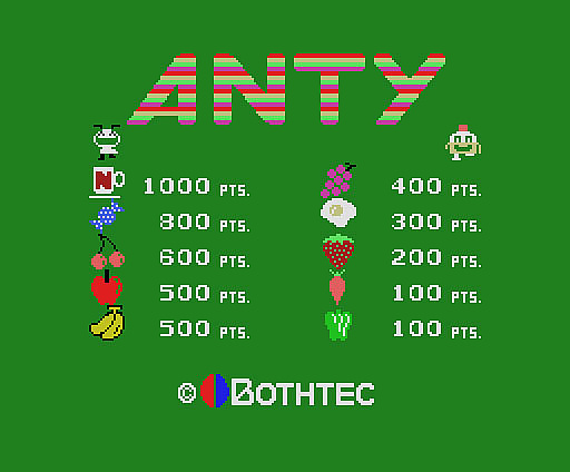 画像ギャラリー No.001のサムネイル画像 / MSX0 Stack専用「アンティ」,プロジェクトEGGで本日配信。シロアリとなって危険な障害物や殺虫剤を回避しながら,すべての樹木を食い荒らせ