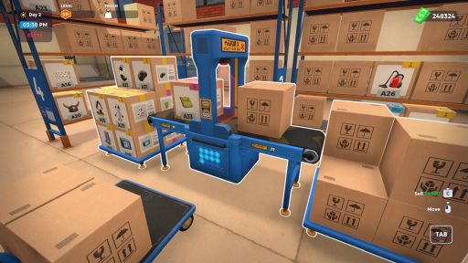 画像ギャラリー No.005のサムネイル画像 / ロボットを雇って自動化していく「Shipping Store Simulator 2037」,デモ版を配信開始。小さな集荷拠点から物流センターへと成り上がろう