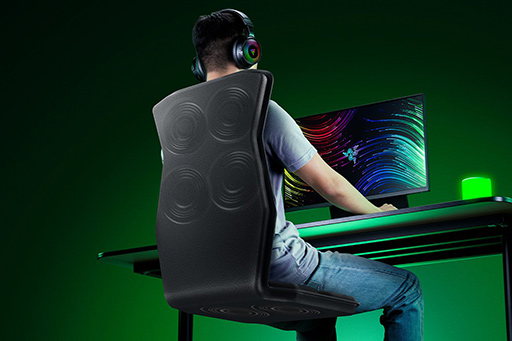 画像ギャラリー No.013のサムネイル画像 / ゲームに合わせて振動するヘッドセットやクッションなど,Razerが独自イベントで新製品を発表