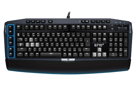 Logicool G，ゲーマー向けキーボード「G710」を国内発売。打鍵音を抑えるゴム製ダンパーを省略したCherry青軸モデル