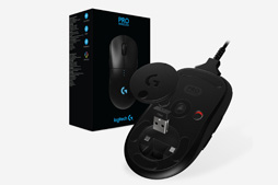 Logitech G，「PRO Wireless Gaming  Mouse」を発表。第2世代のHEROセンサー採用ワイヤレスマウスは重量わずか80gを実現