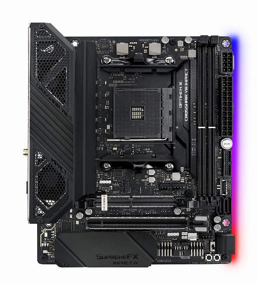 画像ギャラリー No.001のサムネイル画像 / ROGからMini-DTXおよびMini-ITX仕様のX570搭載マザーボードが登場