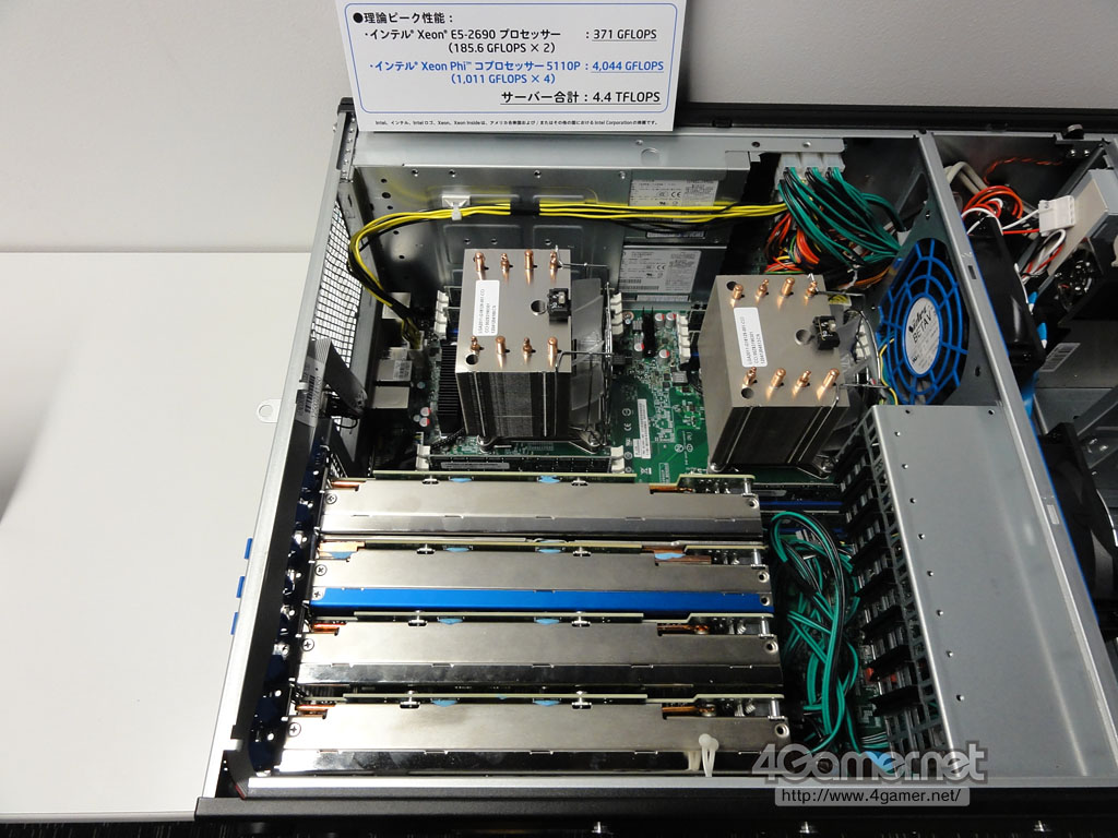 画像集 No.005 / Intel，スーパーコンピュータ向けアクセラレータ「Xeon Phi 5110P」発表。60基のx86コアを1チップ上に集積