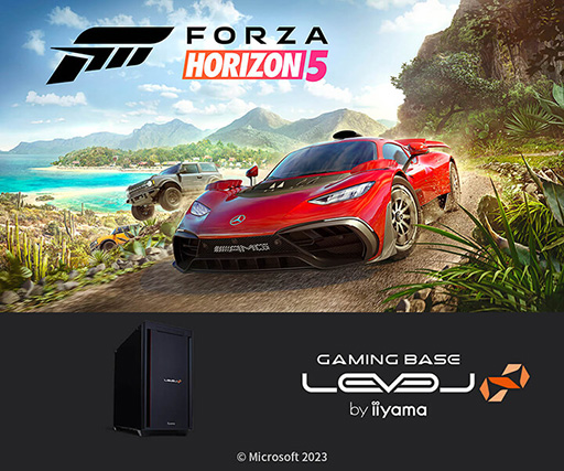 RTX 40シリーズ搭載の「Forza Horizon 5」推奨ゲームPCがLEVEL∞から