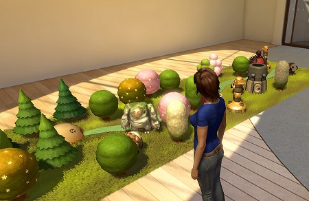 画像ギャラリー No.002のサムネイル画像 / 「PixelJunk モンスターズ」をテーマとしたPS Home用の家具が配信開始に