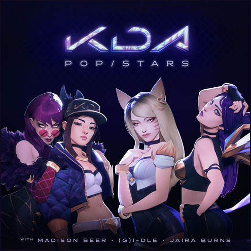 リーグ・オブ・レジェンド」，世界大会決で発表された楽曲「K/DA - POP/STARS」のMVが1300万回再生を突破