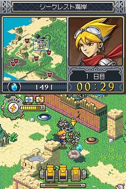 画像集#011のサムネイル/ニンテンドーDSで楽しめる秀作RTS。シンプルながらも手ごたえ十分な「ロックス・クエスト」,明日2月19日発売