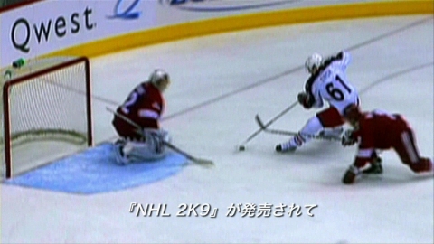 画像集#002のサムネイル/「NHL 2K9」公式サイトでリック・ナッシュ選手のインタビュー映像公開