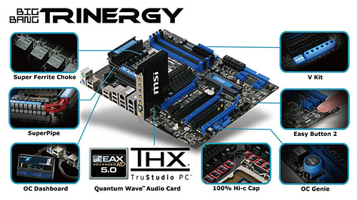 画像ギャラリー No.001のサムネイル画像 / MSI,ゲーマー向けマザー「Big Bang-Trinergy」正式発表。12月15日発売