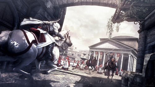 E3 2010ϡAssassin's Creed: Brotherhoodפ˽ܤ줿ޥץ쥤θץ쥤ޤγϡŻԤǤäѤ